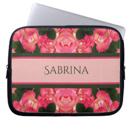 Funda Para Portátil Bella electrónica de pintura de aceite de rosas ro