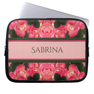 Funda Para Portátil Bella electrónica de pintura de aceite de rosas ro