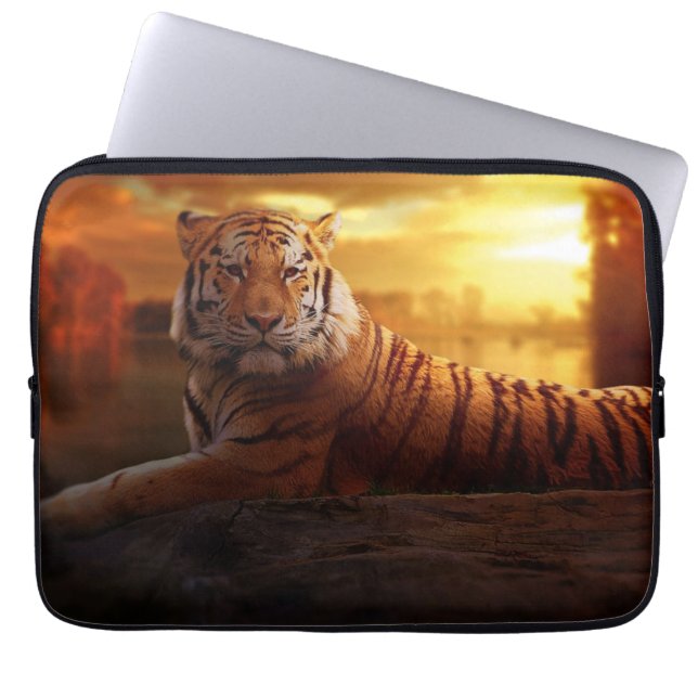 Funda Para Portátil Bella tigre (Frente)