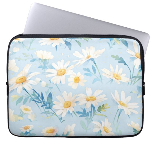 Funda Para Portátil Belleza Azul Pastel (Frente)