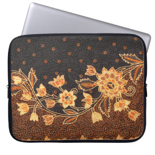 Funda Para Portátil Belleza de arte batik indonesio malasio