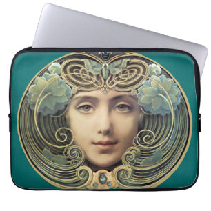 Funda Para Portátil Belleza femenina de nueva época