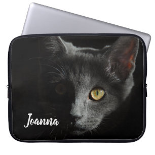 Funda Para Portátil Belleza gatita negra