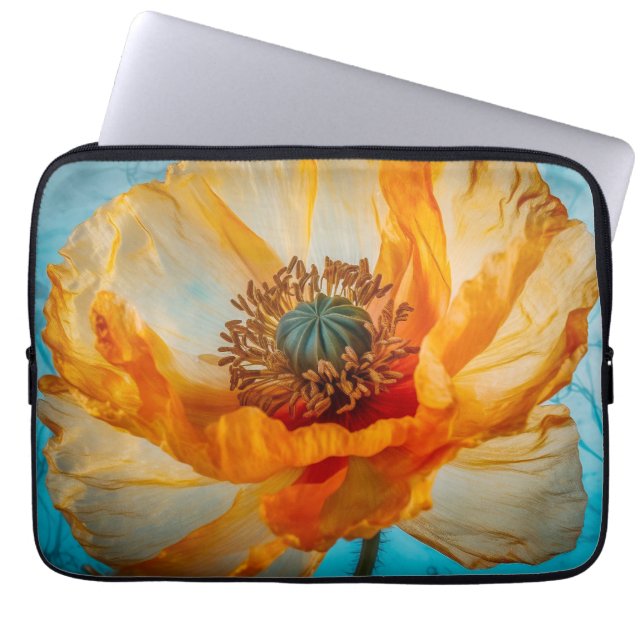 Funda Para Portátil Belleza naranja (Frente)