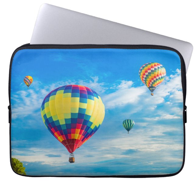 Funda Para Portátil Bellos globos de aire caliente (Frente)