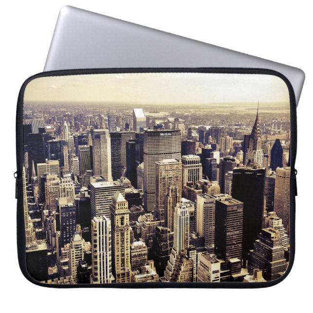 Funda Para Portátil Bellos rascacielos de Nueva York (Frente)