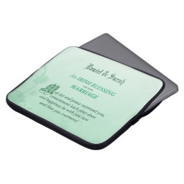 Funda Para Portátil Bendición de Felicitación de Boda Irlandesa