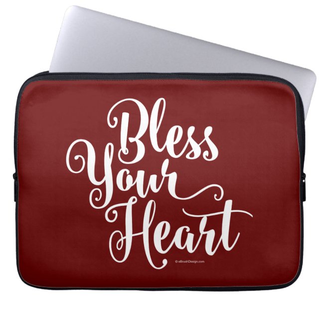 Funda Para Portátil Bendito sea tu corazón (Frente)