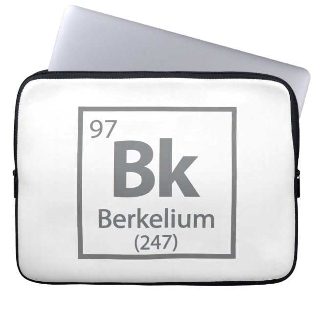 Funda Para Portátil Berkelium - Tabla periódica de ciencias de Berkele (Frente)