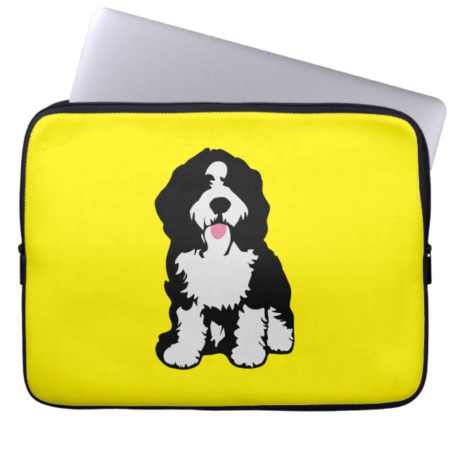 Funda Para Portátil Bernedoodle (Frente)