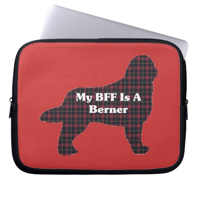 Funda Para Portátil Bernese Mountain Dog BFF (Frente)