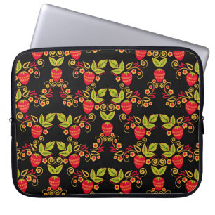 Funda Para Portátil Berries rusas de Khokhloma: Estilo tradicional