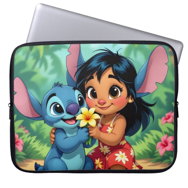 Funda Para Portátil Beste Freunde fürs Leben – Lilo & Stitch   (Frente)