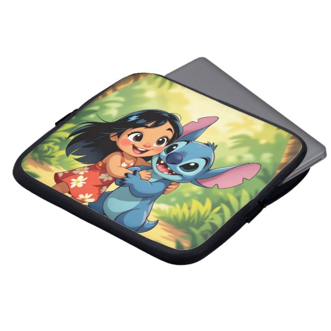 Funda Para Portátil Beste Freunde fürs Leben – Lilo & Stitch   (Superior anverso)