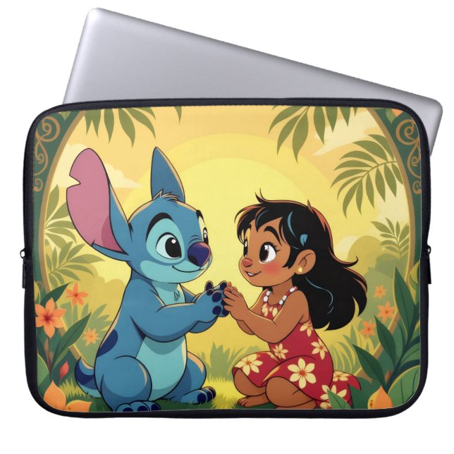 Funda Para Portátil Beste Freunde fürs Leben – Lilo & Stitch   (Frente)