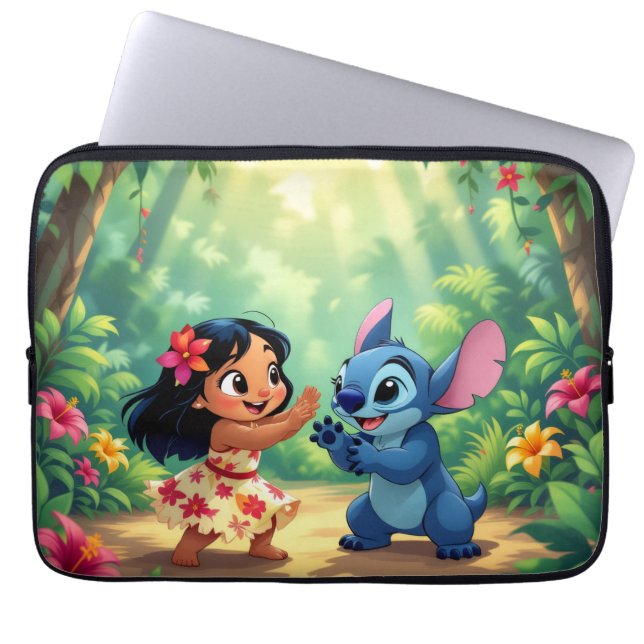 Funda Para Portátil Beste Freunde fürs Leben – Lilo & Stitch   (Frente)