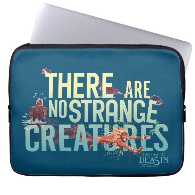 Funda Para Portátil Bestias Fantásticas - No Hay Criaturas Extrañas (Frente)