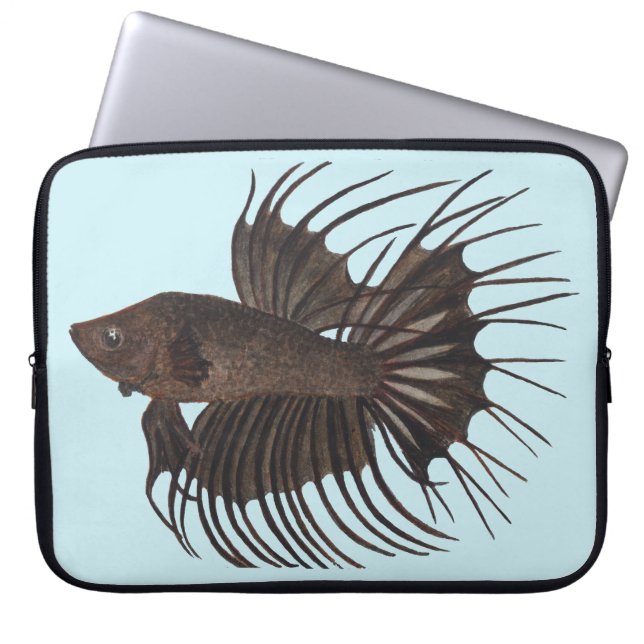 Funda Para Portátil Betta Fish Laptop Sleeve (Frente)