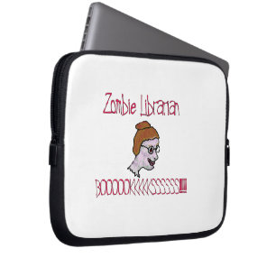 Funda Para Portátil Bibliotecaria Zombie