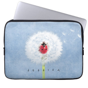 Funda Para Portátil Bicho de cola en la naturaleza de Dandelion