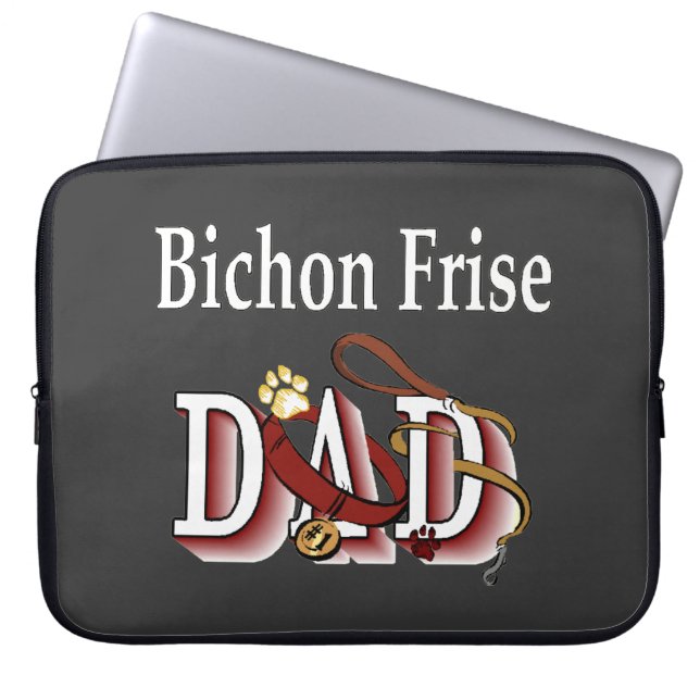 Funda Para Portátil Bichon Frise Dad (Frente)