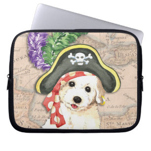 Funda Para Portátil Bichon Frise Pirate