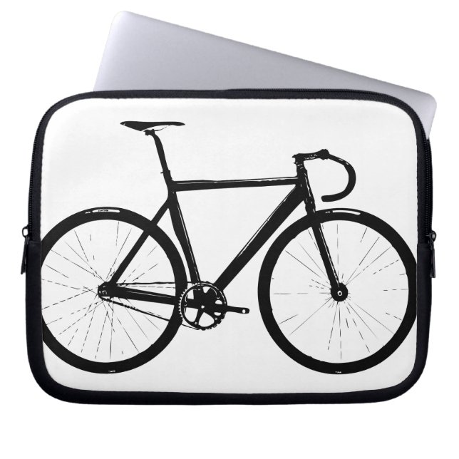 Funda Para Portátil Bici de la pista (Frente)