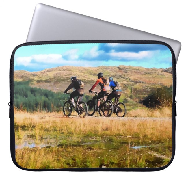 FUNDA PARA PORTÁTIL BICICLETA DE MONTAÑA (Frente)