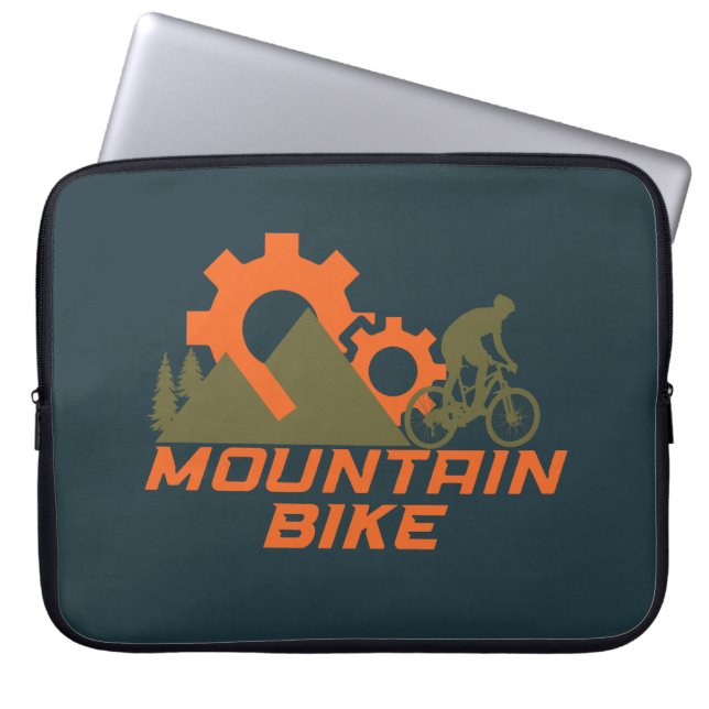 Funda Para Portátil Bicicleta de montaña (Frente)