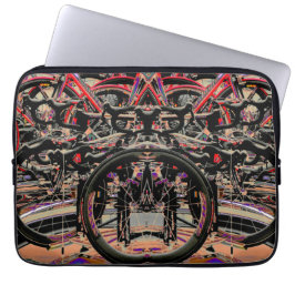 Funda Para Portátil Bicicletas abstractas