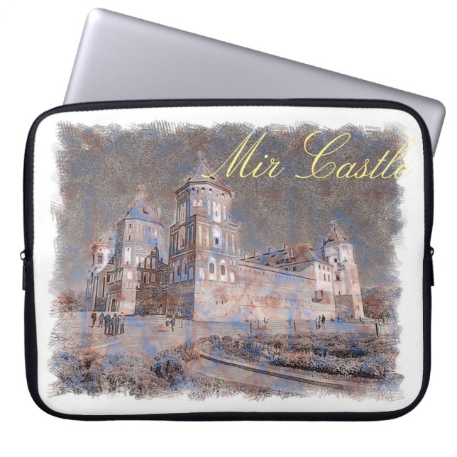 Funda Para Portátil Bielorrusia Mir Castle Architecture Laptop Sleeve (Frente)