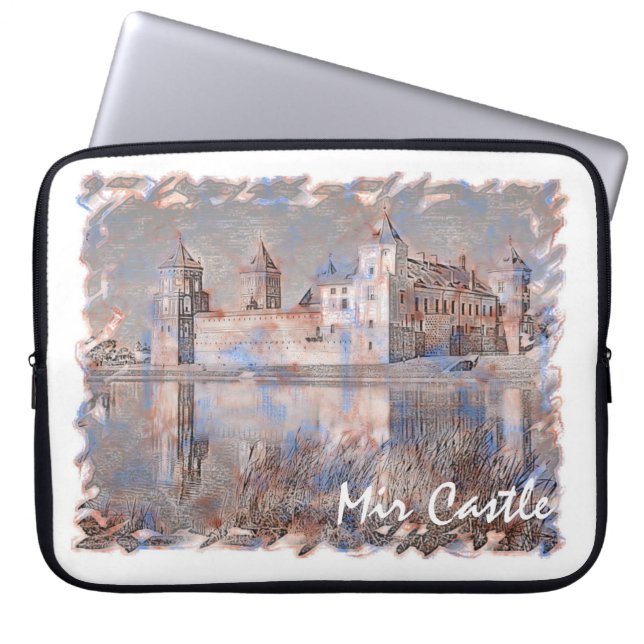Funda Para Portátil Bielorrusia Mir Castle Architecture Laptop Sleeve (Frente)