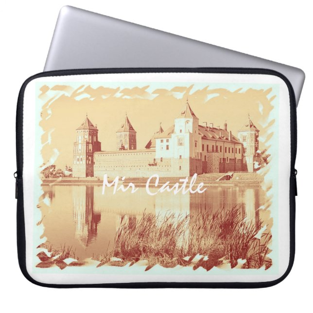 Funda Para Portátil Bielorrusia Mir Castle Architecture Laptop Sleeve (Frente)