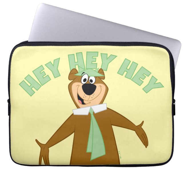 Funda Para Portátil Bienvenida del oso Yogi (Frente)