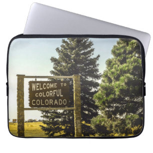Funda Para Portátil Bienvenidos a Colorful Colorado