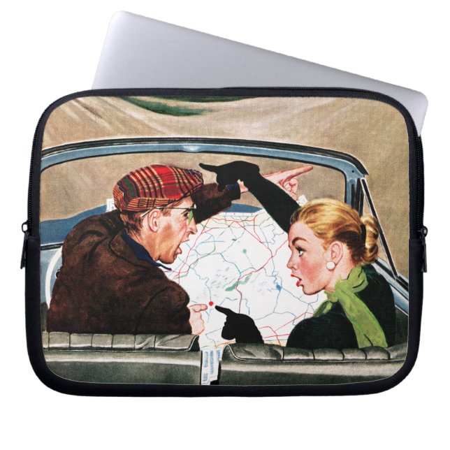 Funda Para Portátil Bifurcación en el camino (Frente)