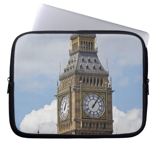 Funda Para Portátil Big Ben y casas del parlamento, Londres, (Frente)