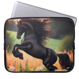 Funda Para Portátil Big Black Stallion on an Electronics Bag