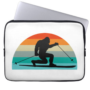 Funda Para Portátil Bigfoot Telemark Skiing Rainbow