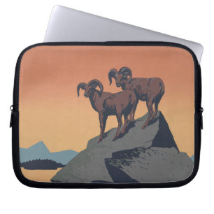 Funda Para Portátil Bighorn Oveja Estadounidense Vida Silvestre Occide