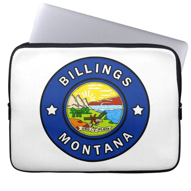 Funda Para Portátil Billings Montana (Frente)