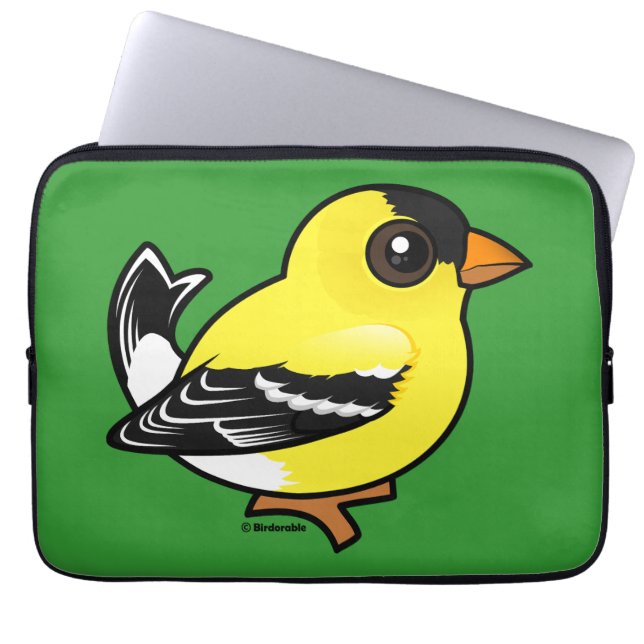 Funda Para Portátil Birdorable American Goldfinch (Frente)