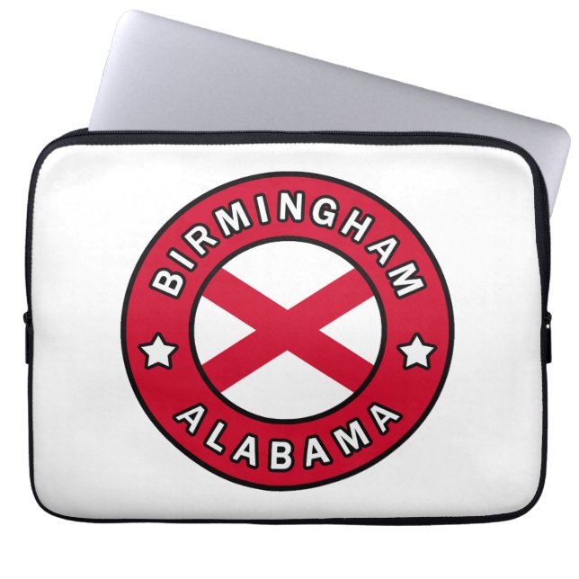 Funda Para Portátil Birmingham Alabama (Frente)