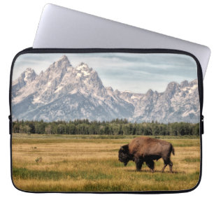 Funda Para Portátil Bisonte en el Tetons
