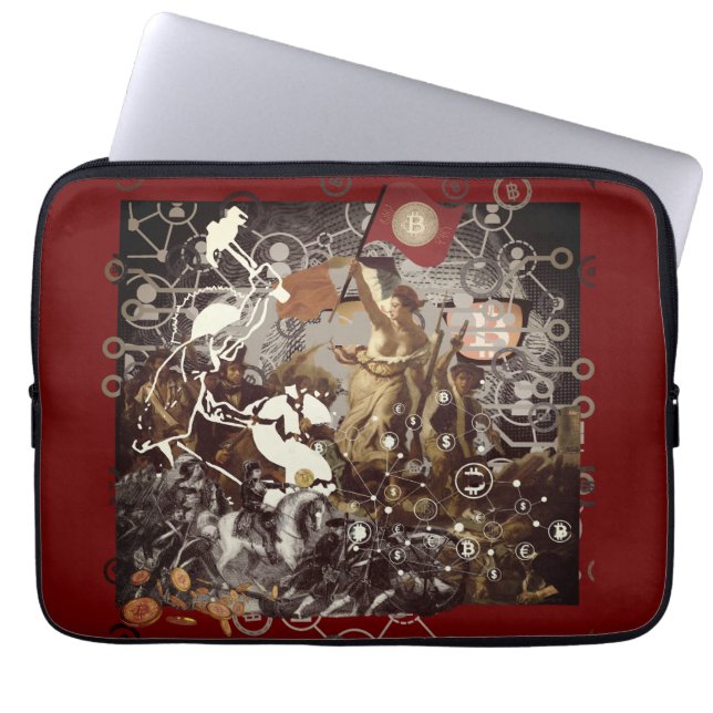 Funda Para Portátil Bitcoin Revolution (Frente)