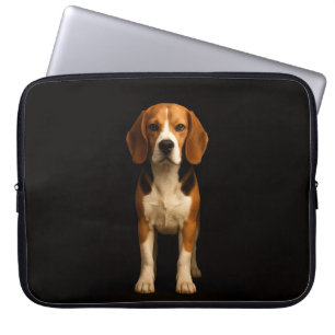 Funda para portátil Black 4 Luxe, Beagle amable