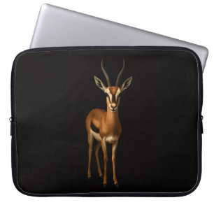 Funda para portátil Black 4 Luxe, Elegant Gazella