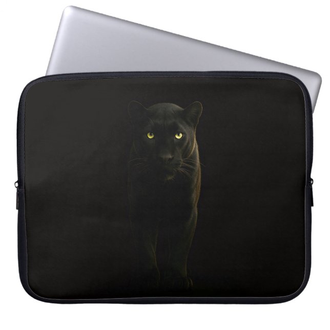 Funda Para Portátil Black 4 Luxe Laptop Sleeve, Black Panther (Frente)