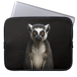 Funda Para Portátil Black 4 Luxe Laptop Sleeve, Gentle Lemur