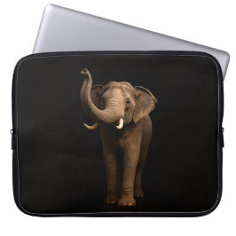 Funda Para Portátil Black 4 Luxe Laptop Sleeve, Mighty Elephant
